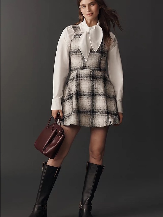 Anthropologie Dresses & Skirts - By Anthropologie Sleeveless Plaid Romper